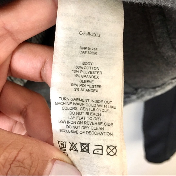 Armani Exchange Zip Motto Jacket - Black/Grey - M - Picture 7 of 12